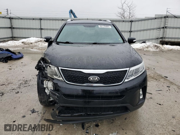 2014 Kia Sorento LX with VIN 5XYKT4A70EG490296, listed as a Copart auction lot 43178465 with 182,638 mi miles and Salvage Title. Bid and sale history available at carsss.com. Image 5.