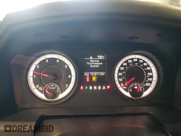 2013 Ram 2500 Tradesman with VIN 3C6TR5H29DG551171, listed as a Copart auction lot 54617835 with 151,671 mi miles and Salvage title. Bid and sale history available at DreamBid. Image 9.