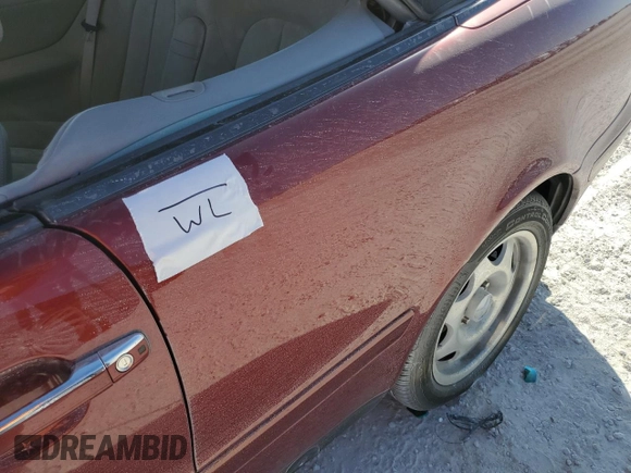 1999 Mercedes-Benz CLK 320/430 z VIN WDBLK65G6XT026223, wystawiony jako Copart lot #75452344 z przebiegiem Nie podano mil oraz Szkoda całkowita • Salvage title. Historia ofert i sprzedaży dostępna na DreamBid. Obrazek 12.
