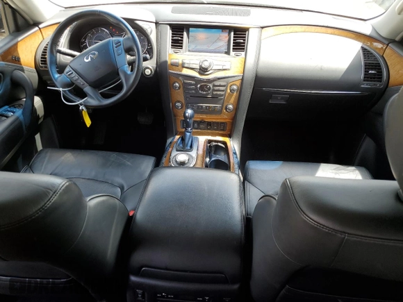 2014 Infiniti QX80 z VIN JN8AZ2NE5E9065699, wystawiony jako Copart lot #53659915 z przebiegiem 94 482 mil mil oraz Szkoda całkowita • Salvage title. Historia ofert i sprzedaży dostępna na DreamBid. Obrazek 8.