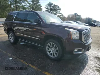 2017 GMC Yukon Denali with VIN 1GKS1CKJ9HR287234, listed as a Copart auction lot 42781565 with 155,874 mi miles and Salvage Title. Bid and sale history available at carsss.com. Image 4.