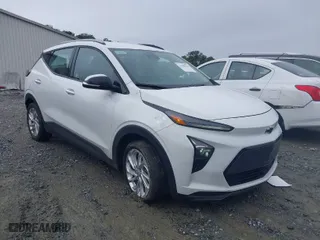 2023 Chevrolet Bolt EUV LT with VIN 1G1FY6S01P4184413, listed as a IAAI auction lot 41830728 with 40,648 mi miles. Bid and sale history available at carsss.com. Image 1.
