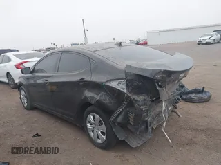 2016 Hyundai Elantra SE with VIN 5NPDH4AE5GH688876, listed as a IAAI auction lot 41545604 with 141,138 mi miles. Bid and sale history available at carsss.com. Image 3.
