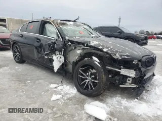 2019 BMW 3 Series 330i xDrive with VIN 3MW5R7J57K8B02478, listed as a Copart auction lot 41579295 with Not Provided miles and Salvage Title. Bid and sale history available at DreamBid. Image 4.