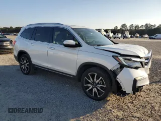 2020 Honda Pilot Touring 8-Passenger with VIN 5FNYF5H98LB022755, listed as a Copart auction lot 44343355 with 78,095 mi miles and Salvage Title. Bid and sale history available at DreamBid. Image 4.