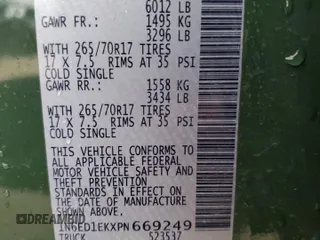 2023 Nissan Frontier PRO-4X with VIN 1N6ED1EKXPN669249, listed as a Copart auction lot 63694224 with 18,689 mi miles and Salvage Title. Bid and sale history available at carsss.com. Image 14.