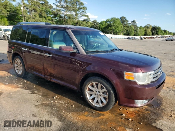 2011 Ford Flex SEL with VIN 2FMGK5CC9BBD18613, listed as a Copart auction lot 52339145 with 179,341 mi miles and Salvage Title. Bid and sale history available at carsss.com. Image 4.