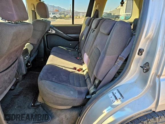 2006 Nissan Pathfinder SE with VIN 5N1AR18UX6C614192, listed as a Copart auction lot 57297825 with 268,458 mi miles and Clean title. Bid and sale history available at DreamBid. Image 6.
