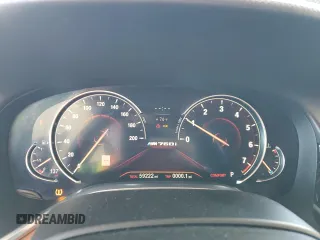 2019 BMW 7 Series M760i xDrive with VIN WBA7H6C55KG614986, listed as a Copart auction lot 84023164 with 59,222 mi miles and Non Repairable. Bid and sale history available at carsss.com. Image 9.