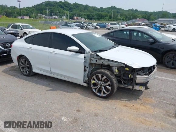 2015 Chrysler 200 S with VIN 1C3CCCBB1FN566088, listed as a IAAI auction lot 42406892 with 155,523 mi miles and . Bid and sale history available at DreamBid. Image 1.