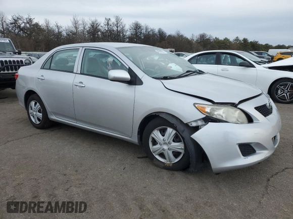 2010 Toyota Corolla with VIN 2T1BU4EE7AC280712, listed as a Copart auction lot 46148945 with 0 mi miles and Salvage Title. Bid and sale history available at carsss.com. Image 4.