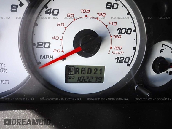 2004 Ford Escape XLT с VIN 1FMYU03154DA10464, выставлен на аукционе IAAI как лот 26231220 с пробегом 102 279 миль миль и . История ставок и продаж доступна на DreamBid. Изображение 7.