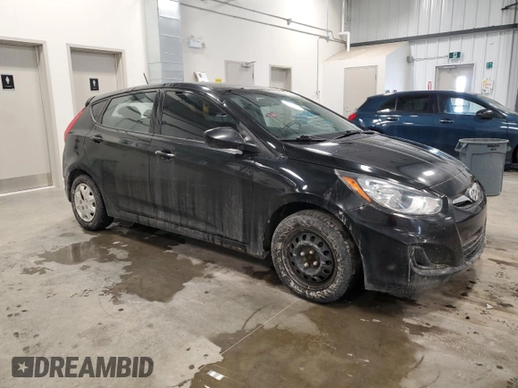 2013 Hyundai Accent GS with VIN KMHCT5AE1DU136420, listed as a Copart auction lot 48045485 with 204,649 mi miles and Clean Title. Bid and sale history available at carsss.com. Image 4.