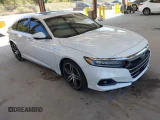 2022 Honda Accord Touring with VIN 1HGCV3F90NA011671, listed as a IAAI auction lot 42743890 with 76,728 mi miles and . Bid and sale history available at DreamBid. Image 1.