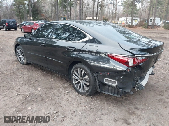 2021 Lexus ES with VIN 58ACZ1B18MU106522, listed as a IAAI auction lot 41053476 with 58,330 mi miles. Bid and sale history available at carsss.com. Image 3.