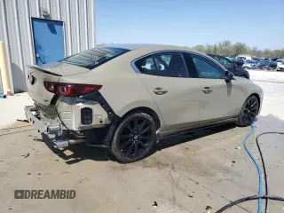 2024 Mazda 3 Carbon Edition with VIN 3MZBPBXYXRM403017, listed as a Copart auction lot 51104355 with 15,167 mi miles and Clean title. Bid and sale history available at DreamBid. Image 3.