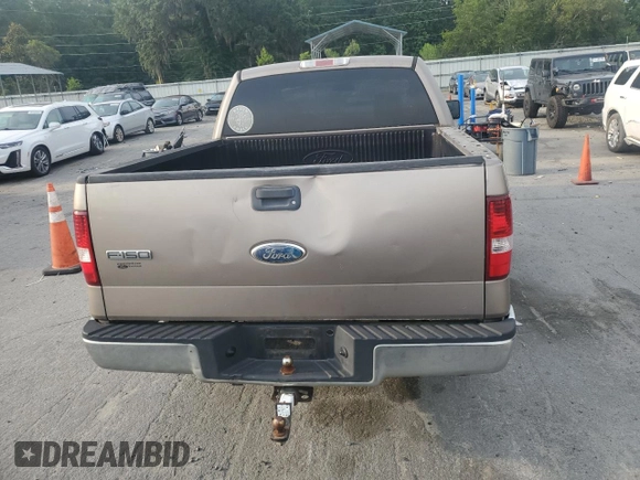 2006 Ford F-150 XLT с VIN 1FTRW12W36KD64701, выставлен на аукционе Copart как лот 57050095 с пробегом 197 089 миль миль и Списание • Salvage title. История ставок и продаж доступна на DreamBid. Изображение 6.