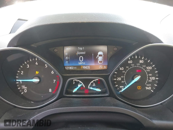 2017 Ford Escape Titanium with VIN 1FMCU0JD0HUB79739, listed as a IAAI auction lot 41807975 with 121,902 mi miles. Bid and sale history available at carsss.com. Image 7.