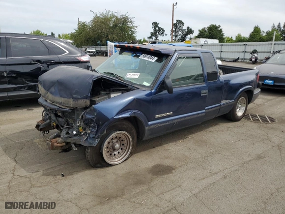 1998 GMC Sonoma SLS with VIN 1GTCS19XXW8542455, listed as a Copart auction lot 58914944 with NaN miles and Salvage Title. Bid and sale history available at carsss.com. Image 1.