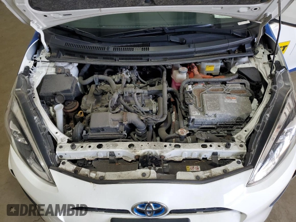 2018 Toyota Prius One with VIN JTDKDTB37J1612911, listed as a Copart auction lot 52892325 with 37,730 mi miles and Clean Title. Bid and sale history available at DreamBid. Image 11.