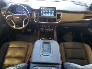 2023 Chevrolet Tahoe LT with VIN 1GNSKNKD0PR196082, listed as a Copart auction lot 45707215 with 35,736 mi miles and Salvage Title. Bid and sale history available at carsss.com. Image 8.