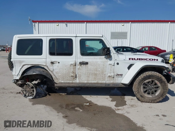 2021 Jeep Wrangler Unlimited Rubicon with VIN 1C4HJXFG7MW531678, listed as a IAAI auction lot 41781874 with 32,440 mi miles and . Bid and sale history available at DreamBid. Image 13.