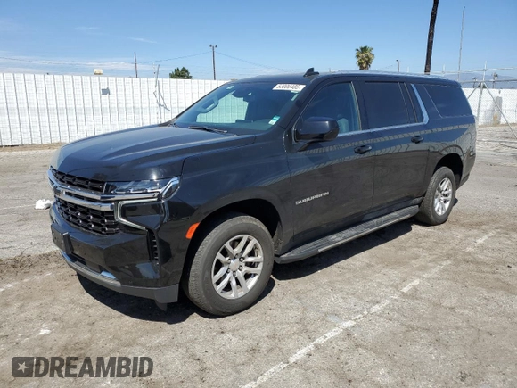 2023 Chevrolet Suburban LS z VIN 1GNSKBKD0PR129979, wystawiony jako Copart lot #53000485 z przebiegiem 68 896 mil mil oraz Czysty tytuł • Clean title. Historia ofert i sprzedaży dostępna na DreamBid. Obrazek 1.