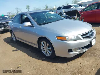 2007 Acura TSX with VIN JH4CL96827C021591, listed as a IAAI auction lot 42103581 with 175,527 mi miles. Bid and sale history available at carsss.com. Image 1.