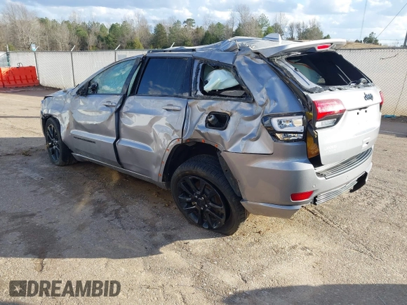 2020 Jeep Grand Cherokee Altitude with VIN 1C4RJEAG8LC430164, listed as a IAAI auction lot 41472197 with 78,078 mi miles and . Bid and sale history available at DreamBid. Image 3.