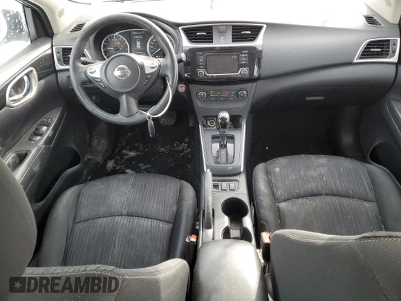 2017 Nissan Sentra S with VIN 3N1AB7AP3HY386307, listed as a Copart auction lot 45394025 with 196,135 mi miles and Salvage Title. Bid and sale history available at carsss.com. Image 8.