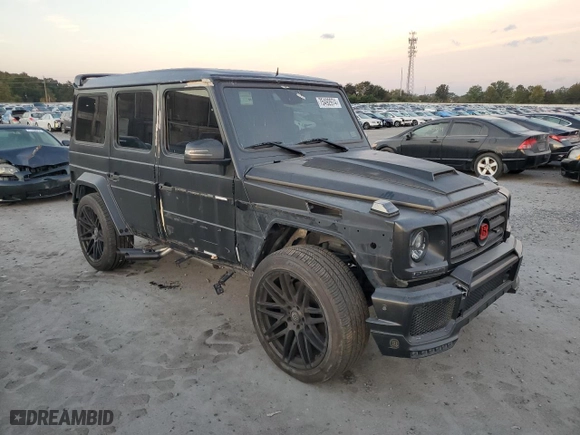 2016 Mercedes-Benz G-Class G 63 AMG with VIN WDCYC7DF8GX246565, listed as a Copart auction lot 75492974 with 35,564 mi miles and Salvage Title. Bid and sale history available at carsss.com. Image 4.