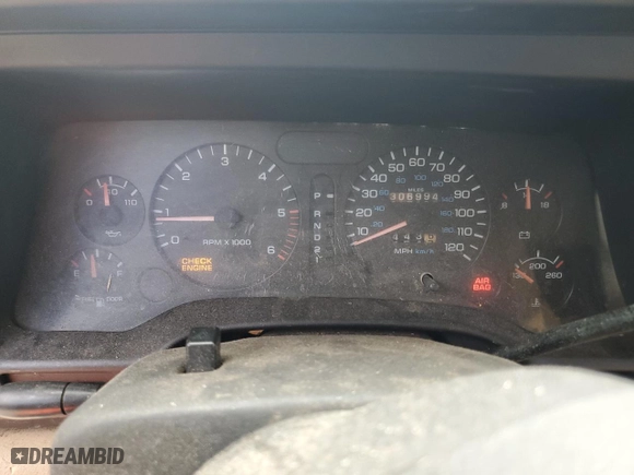 1997 Dodge Ram 1500 with VIN 1B7HC13Y8VJ603314, listed as a Copart auction lot 72765714 with 306,994 mi miles and Salvage Title. Bid and sale history available at carsss.com. Image 9.