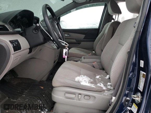 2017 Honda Odyssey SE with VIN 5FNRL5H37HB022052, listed as a Copart auction lot 43451605 with 90,922 mi miles and Salvage Title. Bid and sale history available at carsss.com. Image 7.