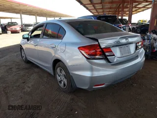 2014 Honda Civic Sedan LX with VIN 19XFB2F55EE007060, listed as a IAAI auction lot 41979694 with 148,324 mi miles. Bid and sale history available at carsss.com. Image 3.