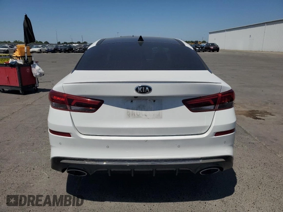 2019 Kia Optima LX with VIN 5XXGT4L31KG280094, listed as a Copart auction lot 58854685 with 46,955 mi miles and Salvage title. Bid and sale history available at DreamBid. Image 6.