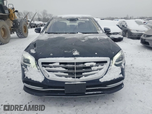 2019 Mercedes-Benz S 450 with VIN WDDUG6EB2KA477137, listed as a Copart auction lot 44752685 with 28,818 mi miles and Salvage title. Bid and sale history available at DreamBid. Image 5.