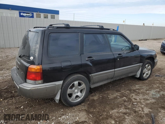 1999 Subaru Forester S with VIN JF1SF6550XH735142, listed as a Copart auction lot 85818264 with 0 mi miles and Salvage Title. Bid and sale history available at carsss.com. Image 3.