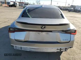 2021 Lexus IS with VIN JTHCA1D29M5113500, listed as a Copart auction lot 42600155 with 48,793 mi miles and Salvage Title. Bid and sale history available at carsss.com. Image 6.
