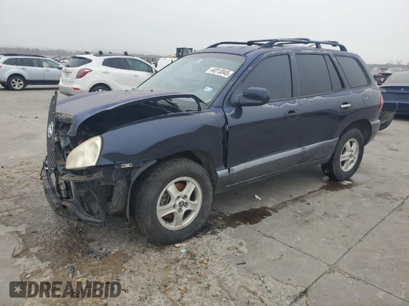 2004 Hyundai Santa Fe GLS with VIN KM8SC13D84U783292, listed as a Copart auction lot 44213045 with 0 mi miles and Salvage Title. Bid and sale history available at carsss.com. Image 1.