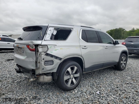 2018 Chevrolet Traverse LT Leather with VIN 1GNERHKW2JJ144180, listed as a Copart auction lot 51985195 with 93,371 mi miles and Salvage Title. Bid and sale history available at carsss.com. Image 3.