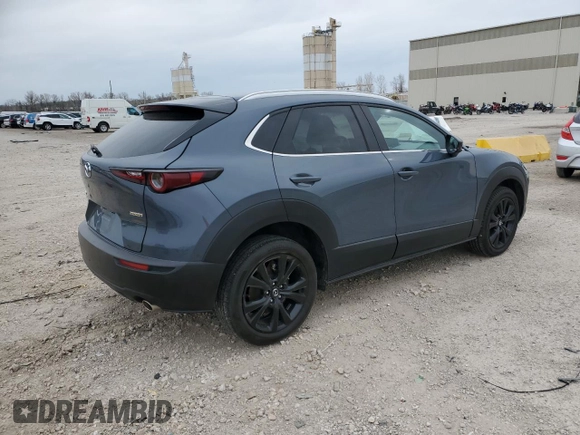 2023 Mazda CX-30 S Preferred with VIN 3MVDMBCM7PM530374, listed as a Copart auction lot 51265855 with 29,439 mi miles and Salvage Title. Bid and sale history available at DreamBid. Image 3.