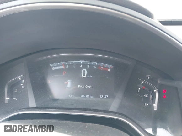 2018 Honda CR-V EX-L with VIN 7FARW2H87JE039574, listed as a IAAI auction lot 41741503 with 34,327 mi miles. Bid and sale history available at carsss.com. Image 7.