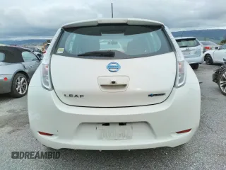 2015 Nissan LEAF SV with VIN 1N4AZ0CPXFC321799, listed as a Copart auction lot 35754823 with 55,371 mi miles. Bid and sale history available at carsss.com. Image 6.