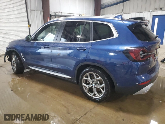 2024 BMW X3 xDrive30i z VIN 5UX53DP04R9V20431, wystawiony jako Copart lot #58739455 z przebiegiem 13 408 mil mil oraz Szkoda całkowita • Salvage title. Historia ofert i sprzedaży dostępna na DreamBid. Obrazek 2.
