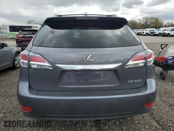 2013 Lexus RX 350 with VIN 2T2BK1BA4DC171291, listed as a Copart auction lot 51691215 with 61,804 mi miles and Salvage Title. Bid and sale history available at carsss.com. Image 6.
