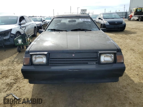 1985 Toyota Celica GTS with VIN JT5RA65K7F4060159, listed as a Copart auction lot 81561864 with 123,464 mi miles and Salvage Title. Bid and sale history available at carsss.com. Image 5.