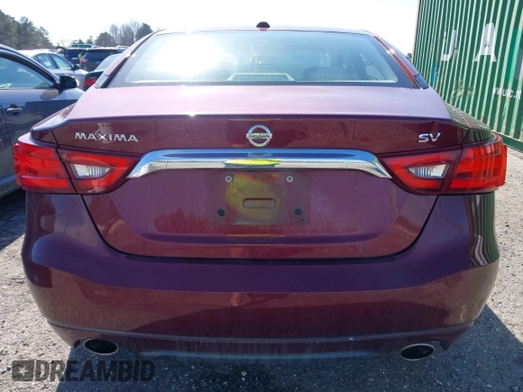 2017 Nissan Maxima SL with VIN 1N4AA6AP8HC433839, listed as a IAAI auction lot 41482453 with 109,869 mi miles and . Bid and sale history available at DreamBid. Image 16.