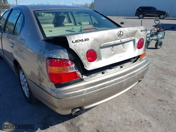 2000 Lexus GS 400 with VIN JT8BH68X9Y0023843, listed as a IAAI auction lot 41606902 with NaN miles. Bid and sale history available at carsss.com. Image 6.