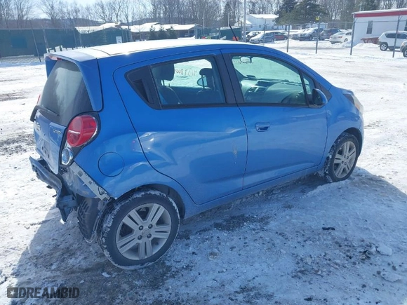 2014 Chevrolet Spark LT with VIN KL8CD6S93EC405672, listed as a IAAI auction lot 41398003 with 126,926 mi miles. Bid and sale history available at carsss.com. Image 4.