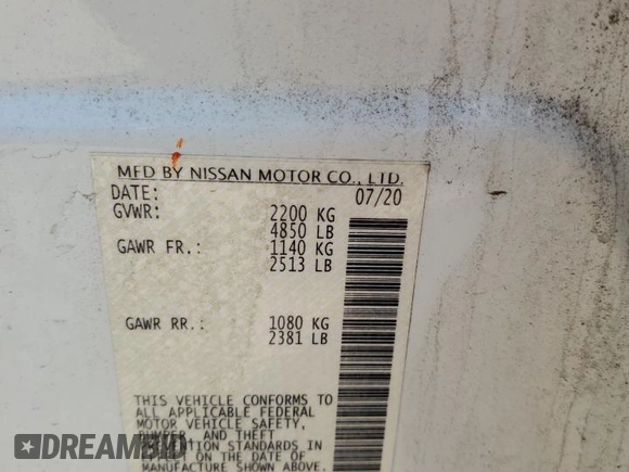 2020 Nissan LEAF SV Plus z VIN 1N4BZ1CP2LC307711, wystawiony jako Copart lot #55229505 z przebiegiem 42 467 mil mil oraz Szkoda całkowita • Salvage title. Historia ofert i sprzedaży dostępna na DreamBid. Obrazek 13.